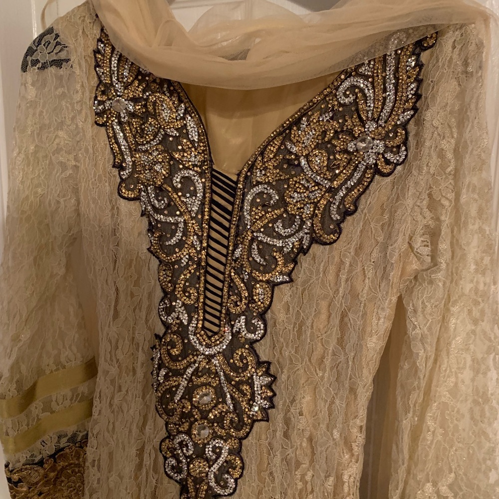 Lace Anarkali - Pakistani Outfit